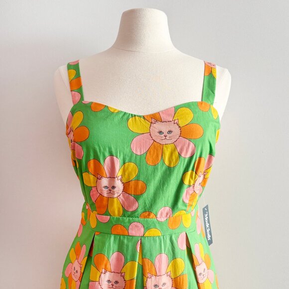 ModCloth x Marisol Muro Nothing Beats Pleats Fit And Flare Dress NWT size 8 - Picture 2 of 8